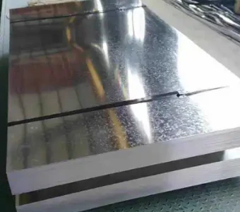 Plaques en tôle d'acier galvanisées au zinc