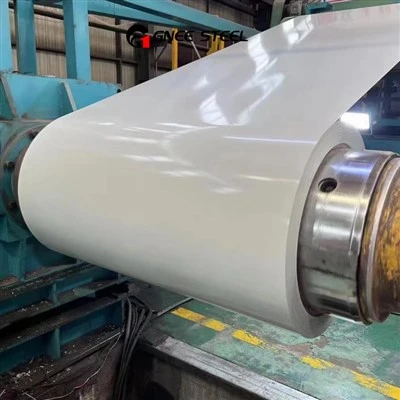 Bobine d'aluminium avec revêtement coloré